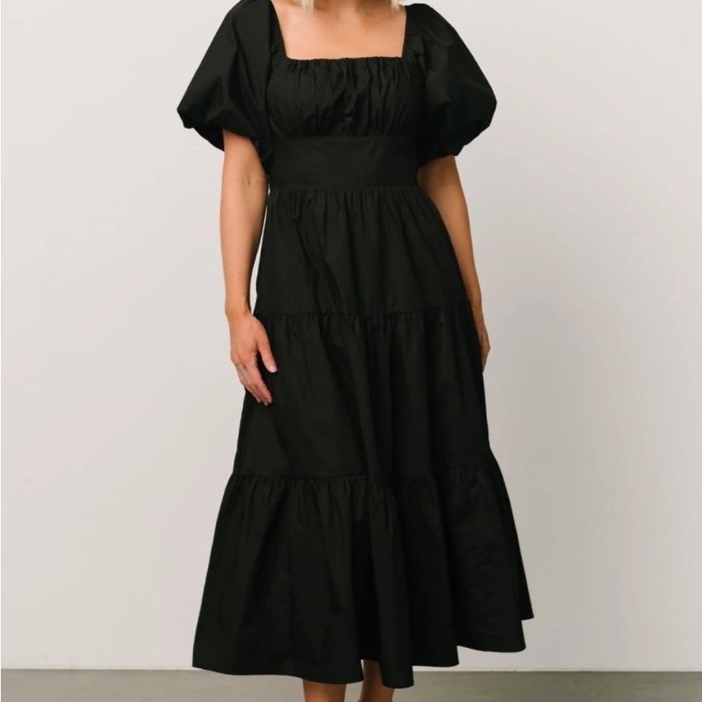 NWT Baltic Born Cindy Puff Sleeve Tiered Dress XL